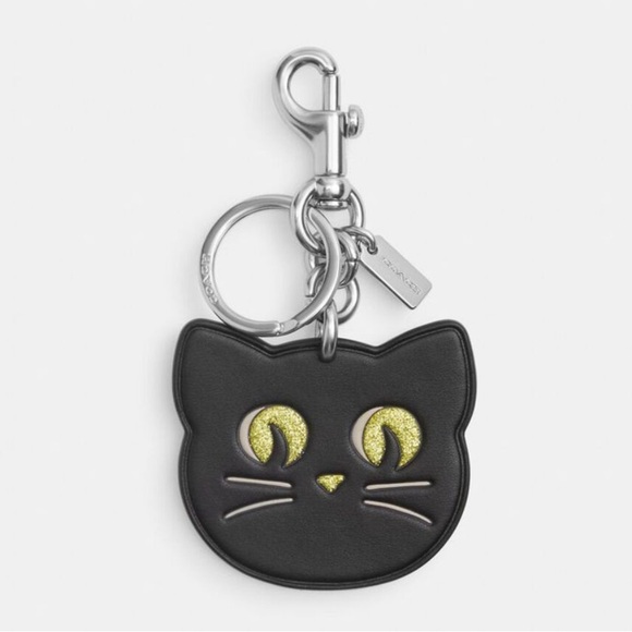 NWT Coach Outlet Halloween Cat Bag Charm - Picture 2 of 4